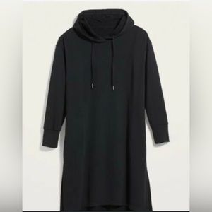 Old Navy black hoodie sweater dress